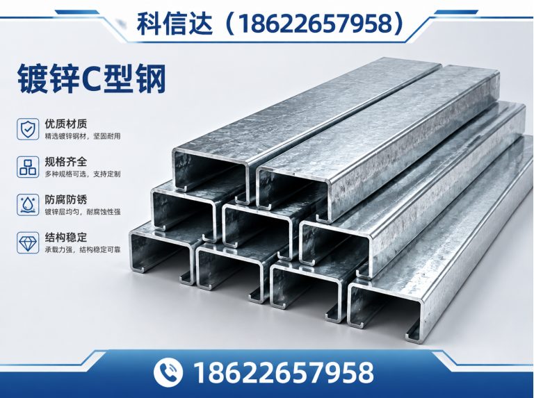 西青区镀锌C型钢展示图
